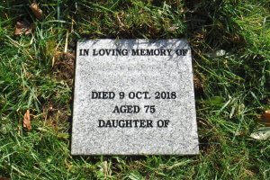 Bath & Wells Churchyard Cremation Tablet Memorials - Appleby & Childs