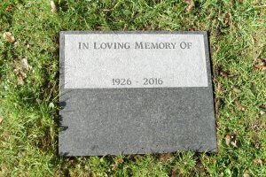 Bath & Wells Churchyard Cremation Tablet Memorials - Appleby & Childs
